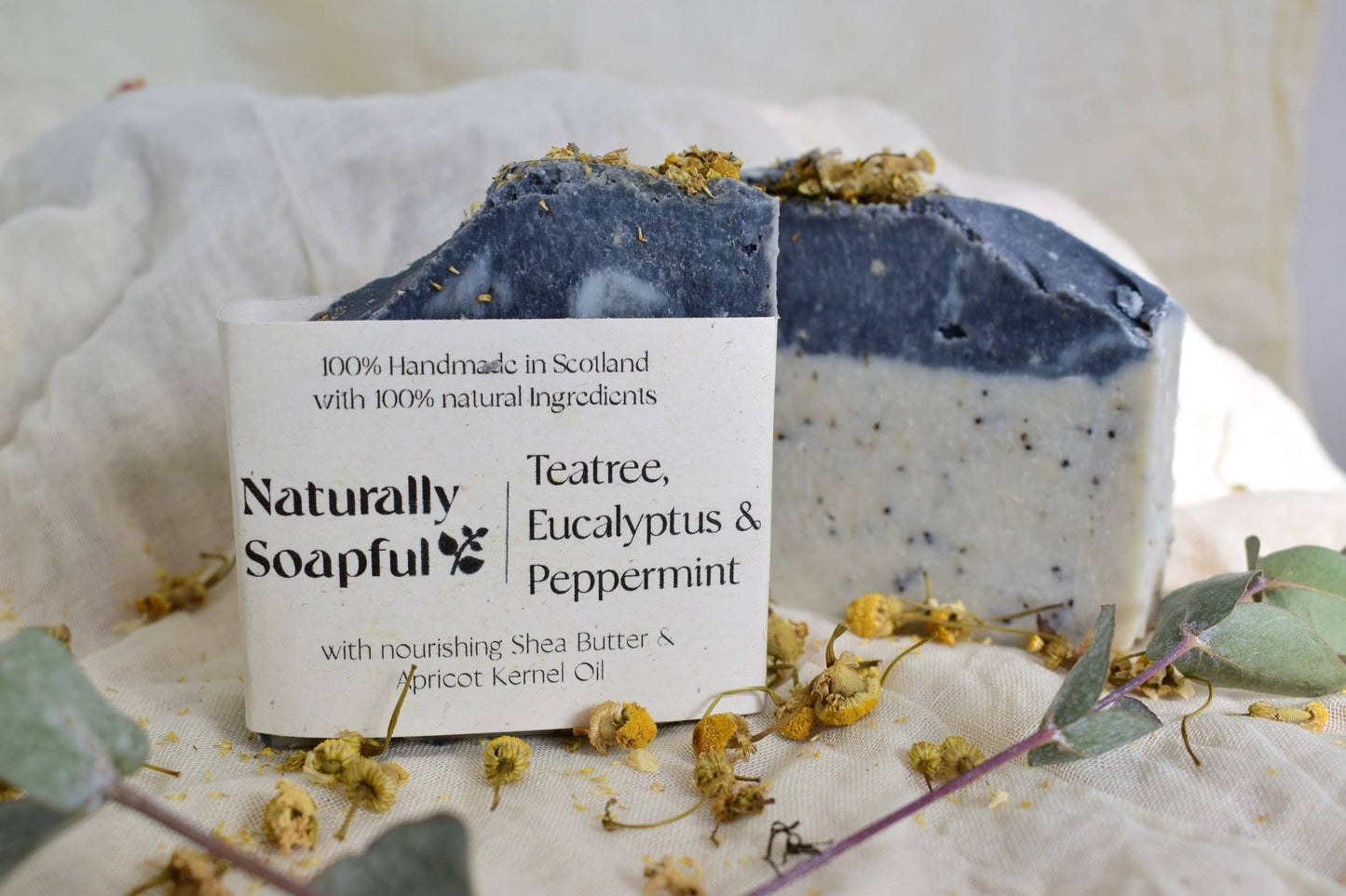 Naturally Soapful Teatree, Eucalyptus & Peppermint Handmade Soap