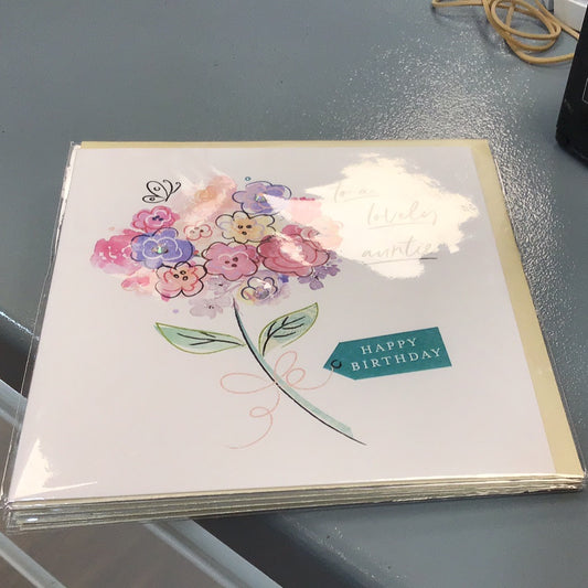 Auntie birthday card Katie Phythian