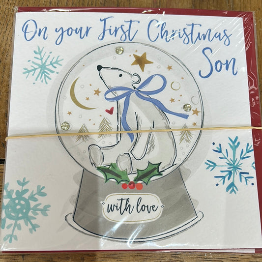 Son 1st Christmas Card - Katie Phythian