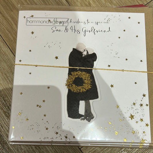 Son & Girlfriend Christmas Card - HG