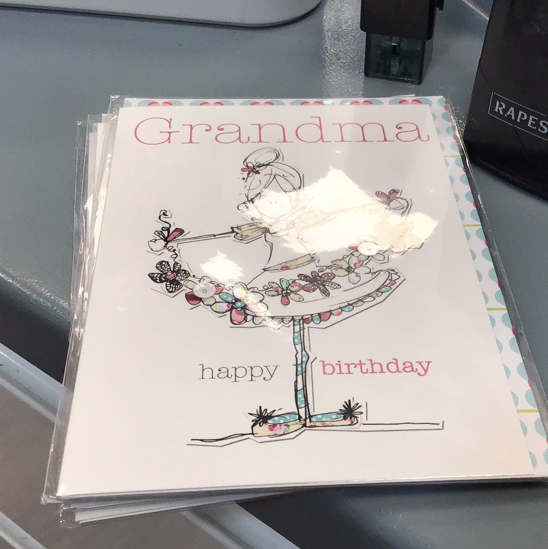 Grandma birthday card Tracey Russell
