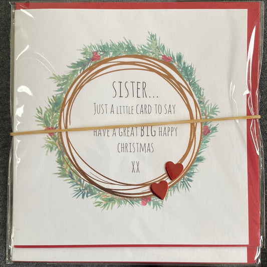 Sister Christmas Card - Tracey Russell