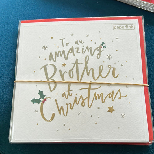 Brother Christmas Card - Paperlink