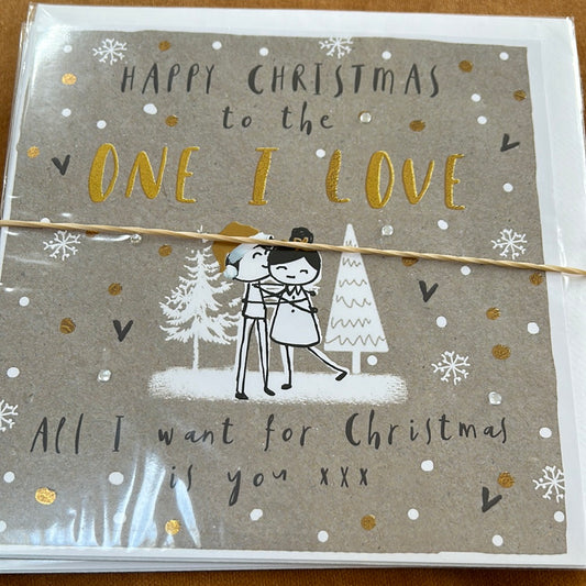 One I Love Christmas Card - HG