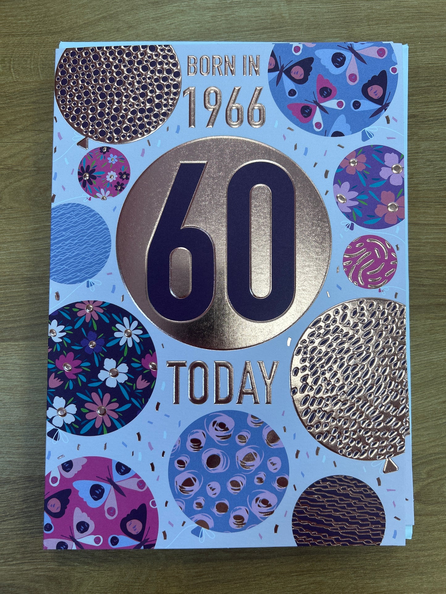 60th Birthday Card - Words 'n' Wishes
