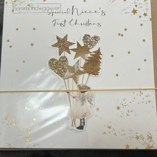 1st Christmas Niece Card - HG