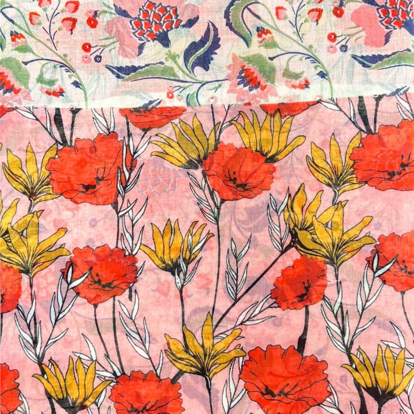 Botanic print scarf