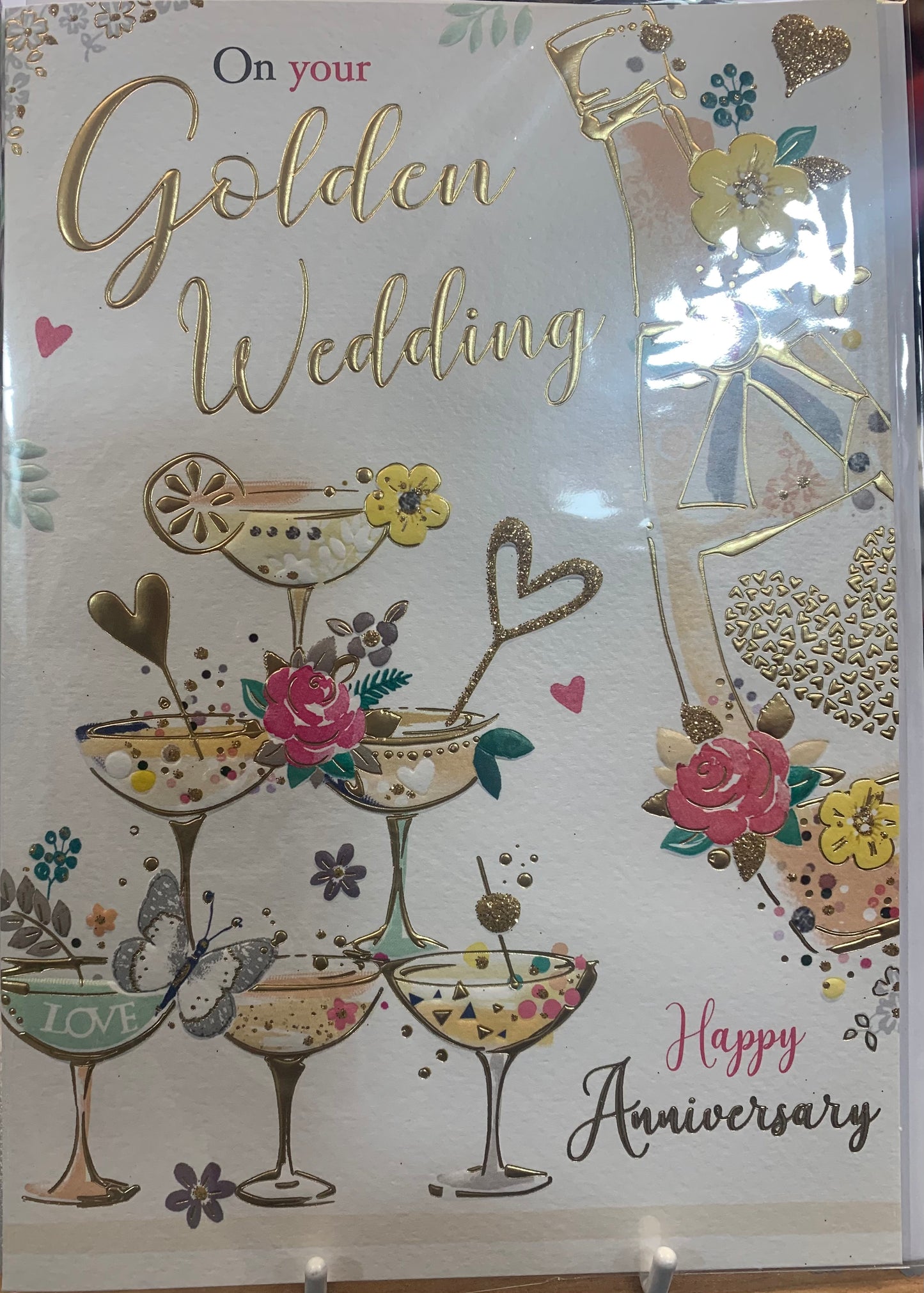 Golden Wedding Card - JJ