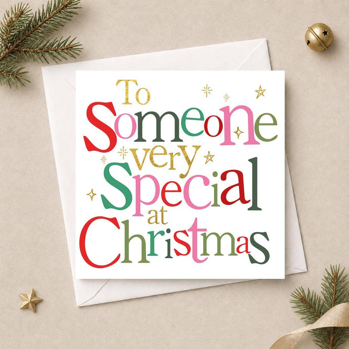 Christmas Card -  To Someone Very Special At Christmas