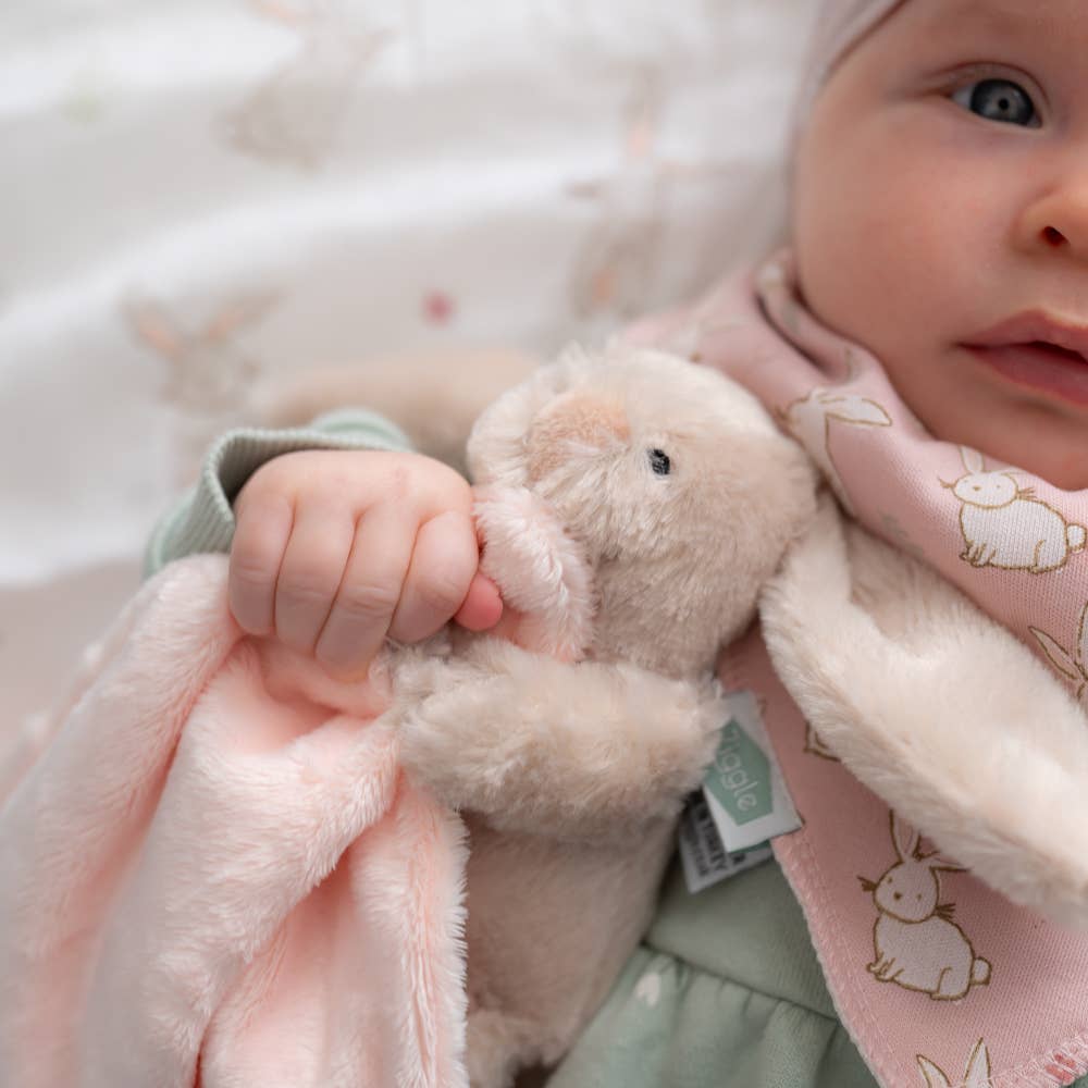 Ziggle Bunny Comforter: Soft & Sustainable Baby Soother