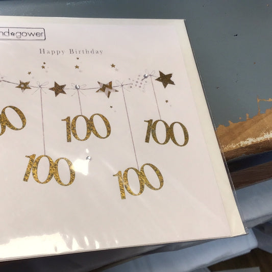 100th Birthday Card - HG