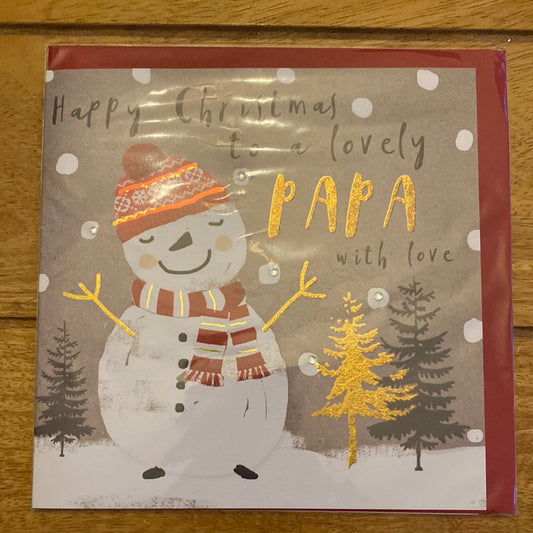 Papa Christmas Card - Hammond Gower