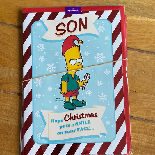 Son Christmas Card - Hallmark