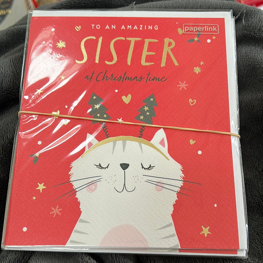 Sister Christmas Card - Paperlink
