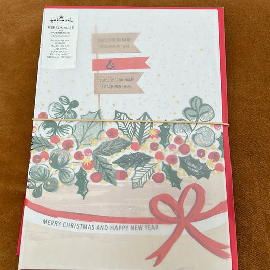 Mum & Dad Christmas Card - Hallmark