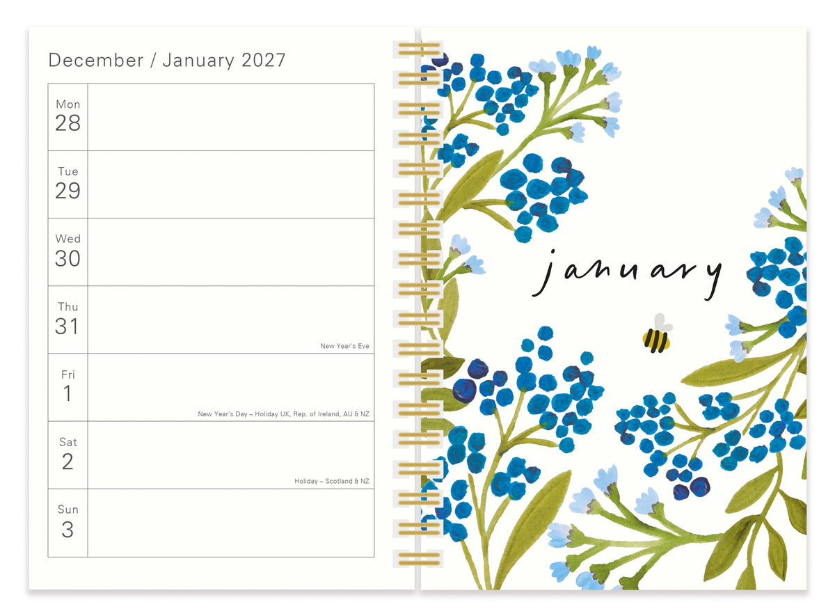 Caroline Gardner 2027 Wildlife A5 Wiro Diary
