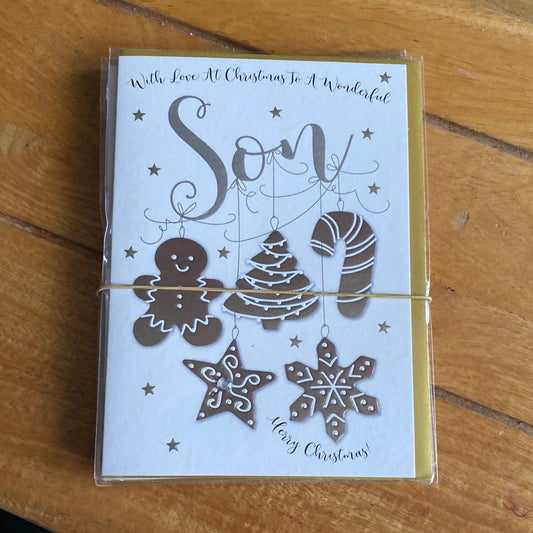 Son Christmas Card - Wendy Jones-Blackett