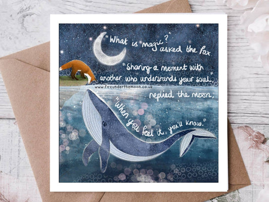 "Soul Mates" Anniversary & Love Card by Fox Under The Moon