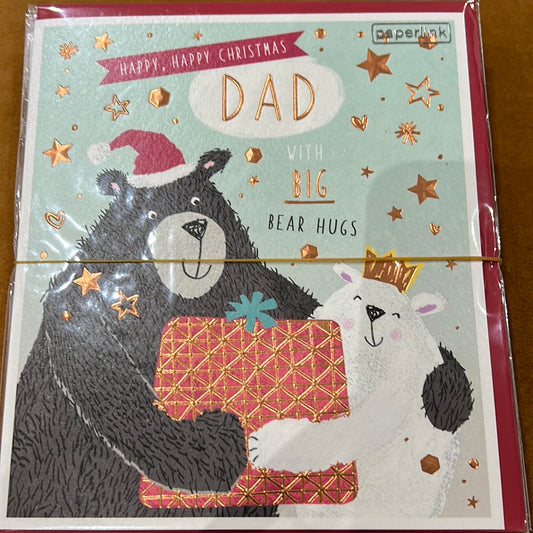 Dad Christmas Card - Paperlink