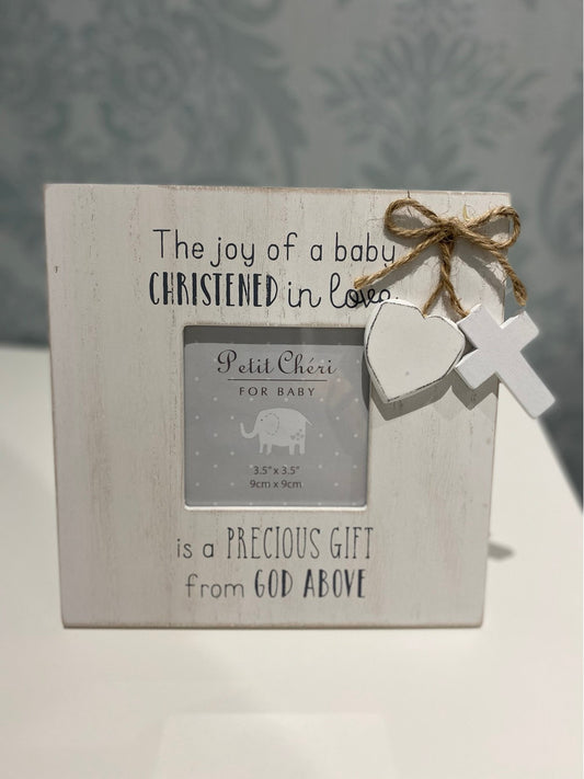 Petit Cheri Christening Day Photo Frame 4 x 6"