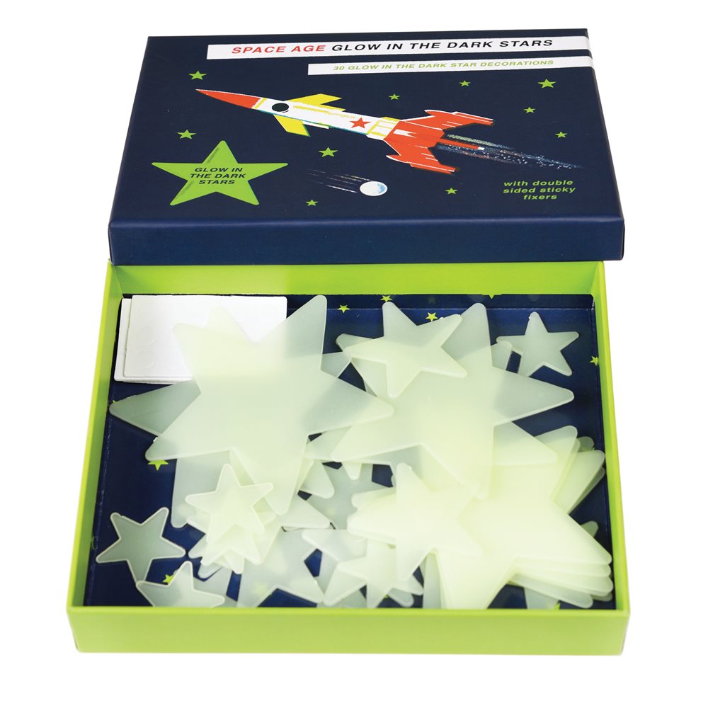 Glow in the dark stars - Space Age