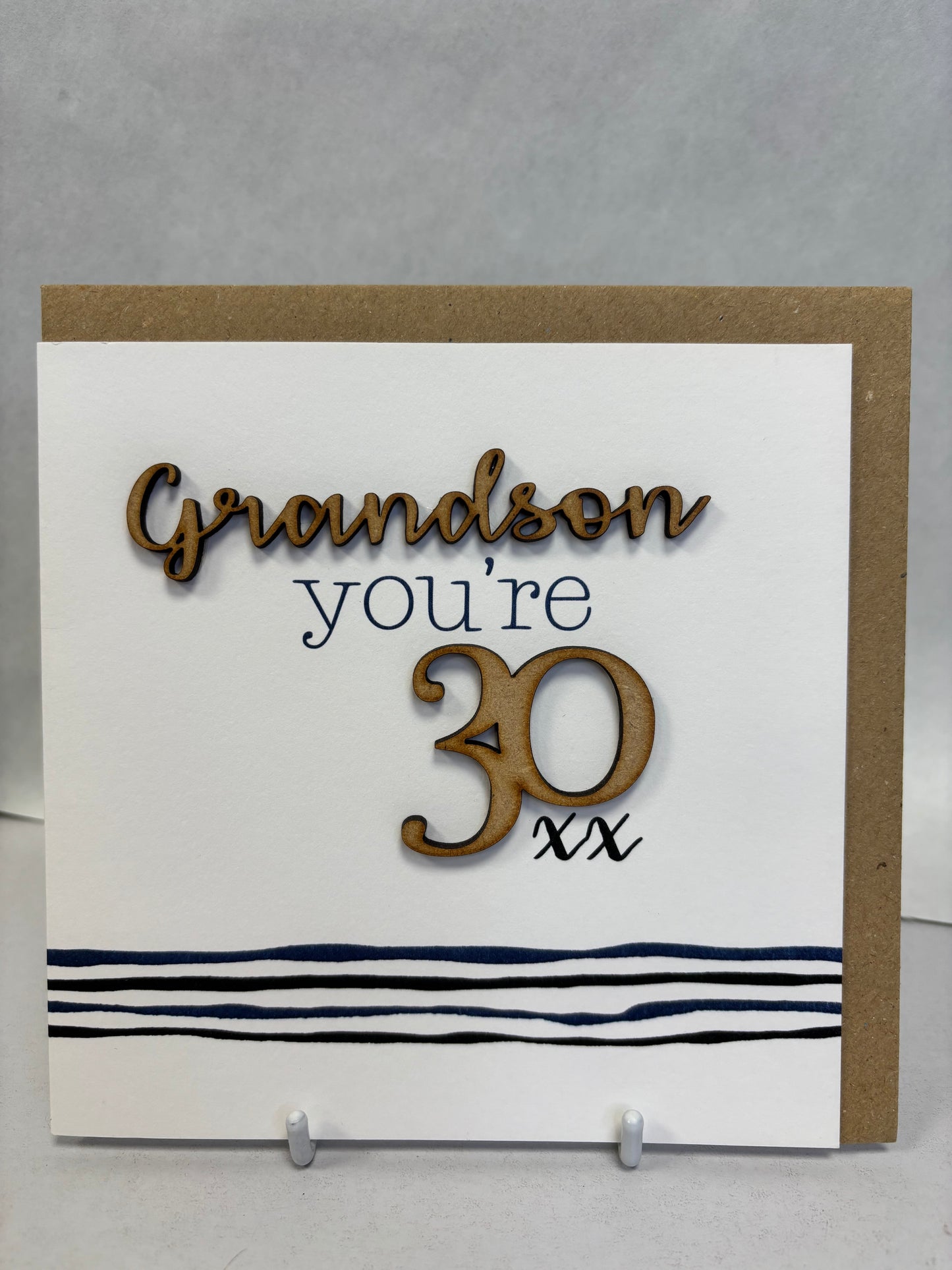 30th Grandson Birthday Card - TR