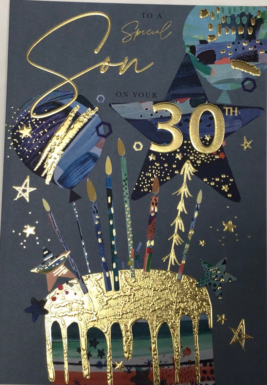 Son 30th Birthday Card - Words 'n' Wishes