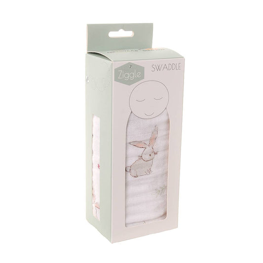 Bunnies Swaddle - Ziggle Baby