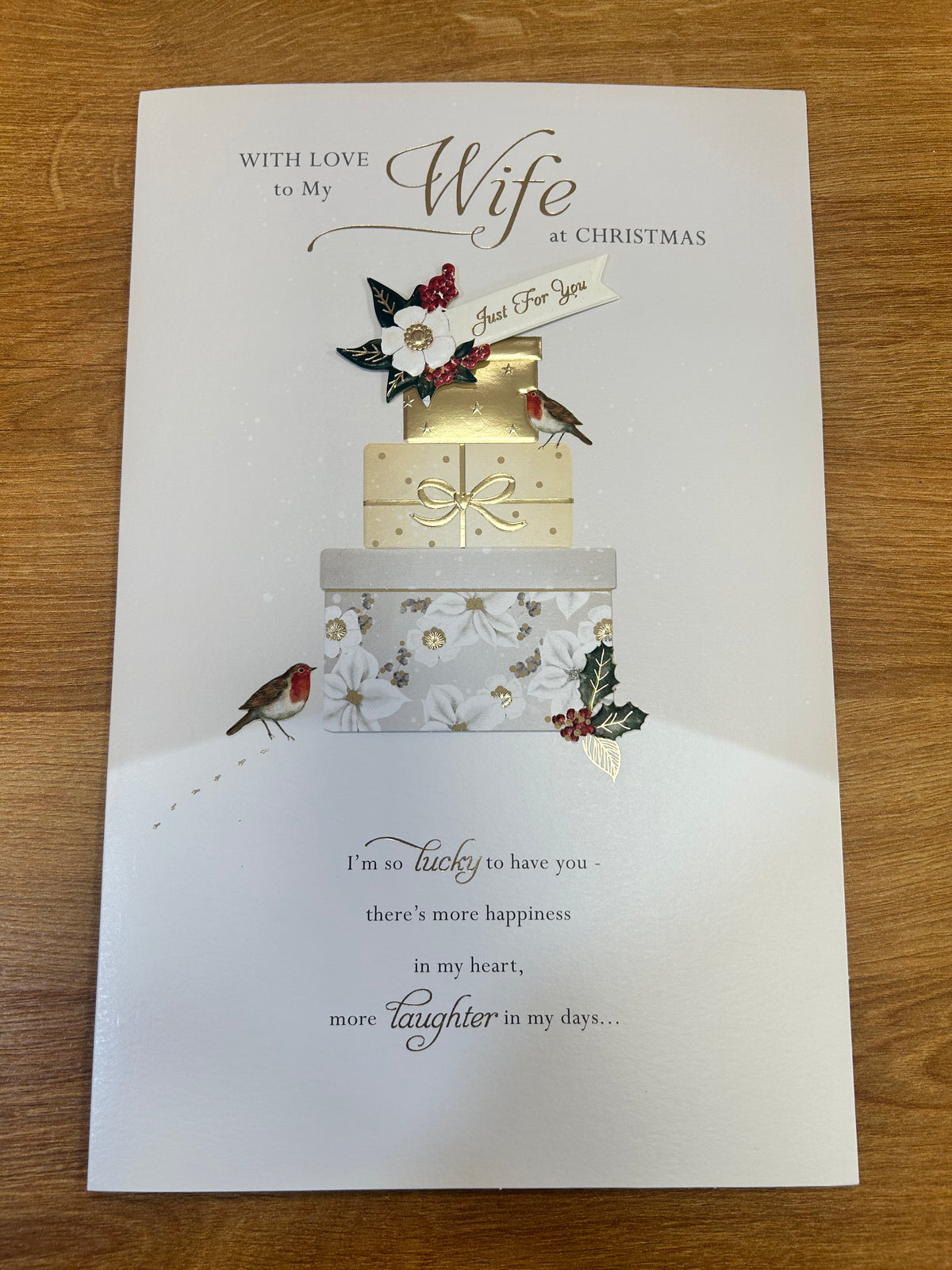 Wife Christmas Card