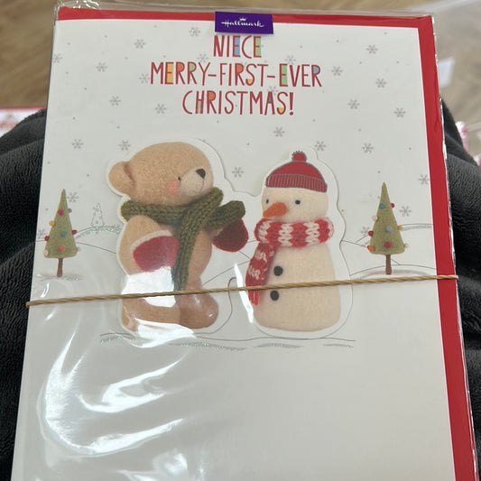 1st Christmas Niece Card - Hallmark