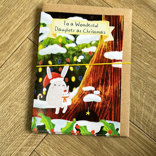 Daughter Christmas Card - Dandelion