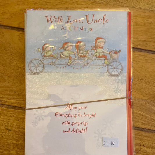 Uncle Christmas Card - CC