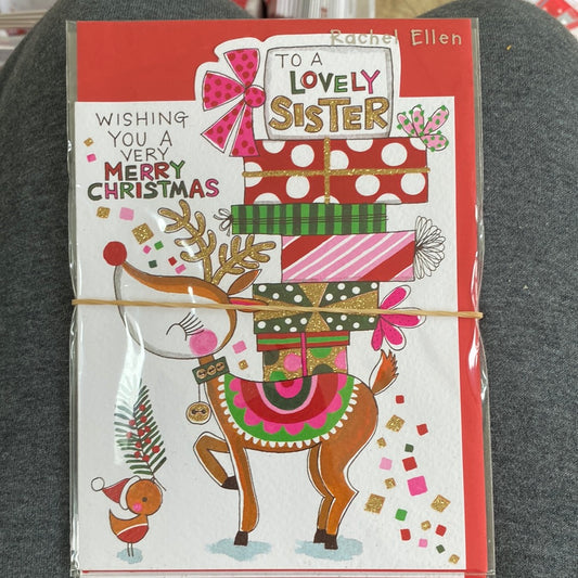 Sister Christmas Card - Rachel Ellen