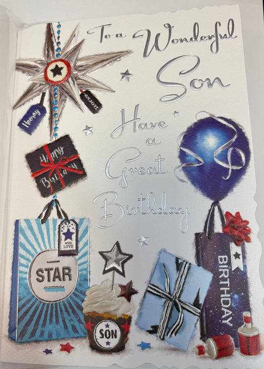 Son Birthday Card - Jonny Javelin