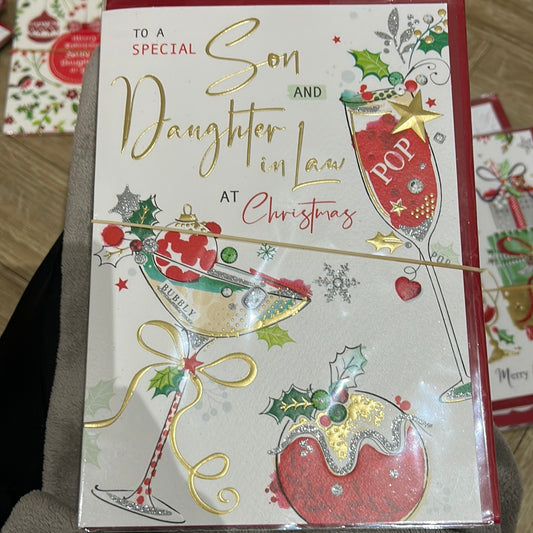 Son & DIL Christmas Card - Javelin