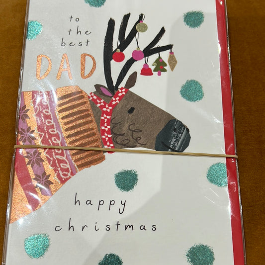 Dad Christmas Card - Stop the Clock