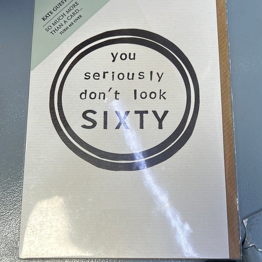 60 Birthday Card - Kate Guest
