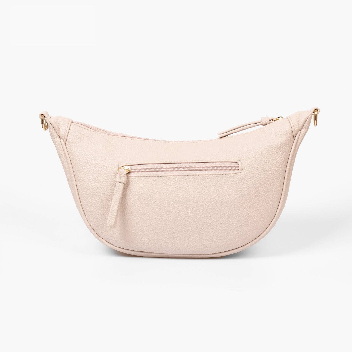 Half Moon Crossbody Bag - Cream