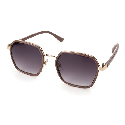 Geo metal frame recycled sunglasses
