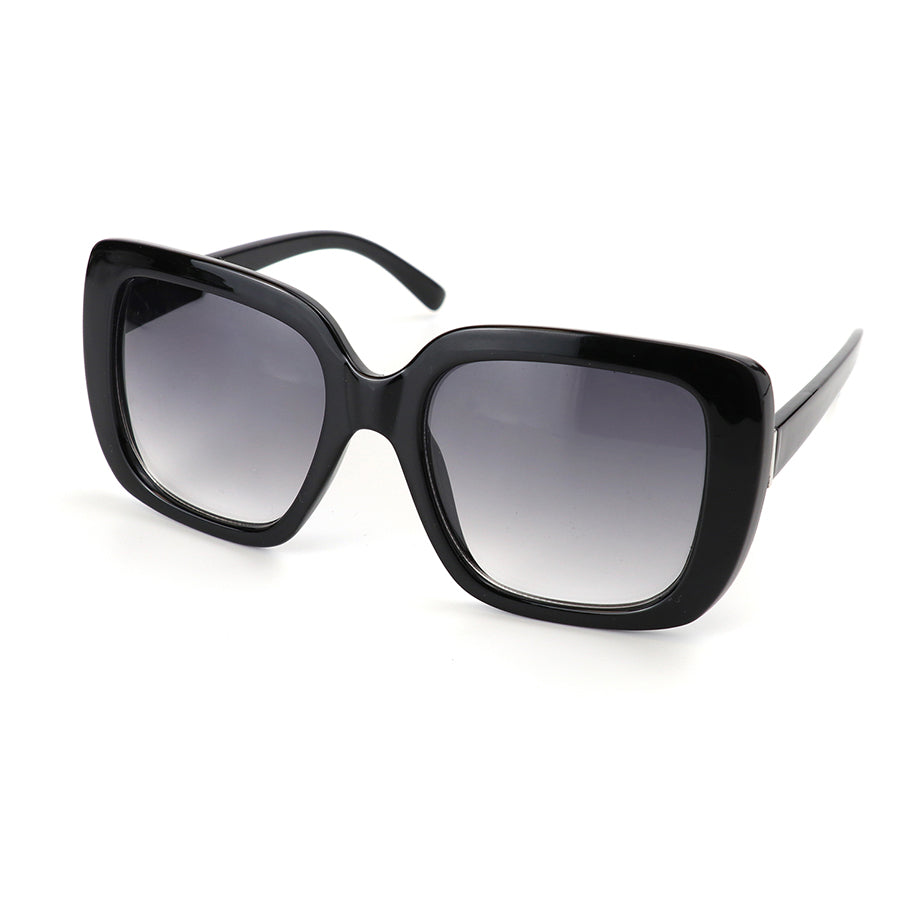 Black frame recycled sunglasses