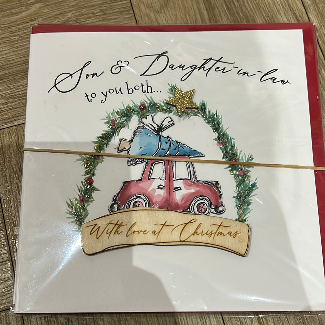 Son & DIL Christmas Card - Tracey Russell