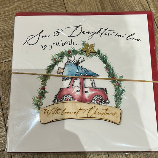 Son & DIL Christmas Card - Tracey Russell