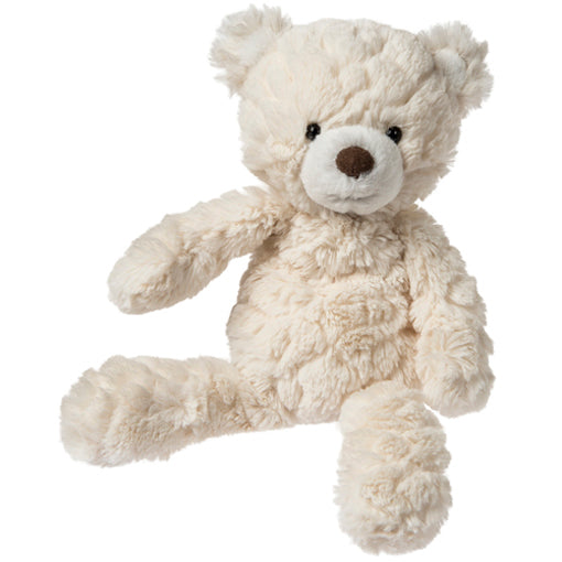 Mary Meyer Cream Putty Teddy Bear - Soft Plush Toy. Available at Sweet P, Burnside, Glasgow