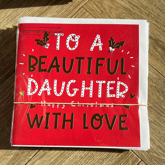 Daughter Christmas Card - HG