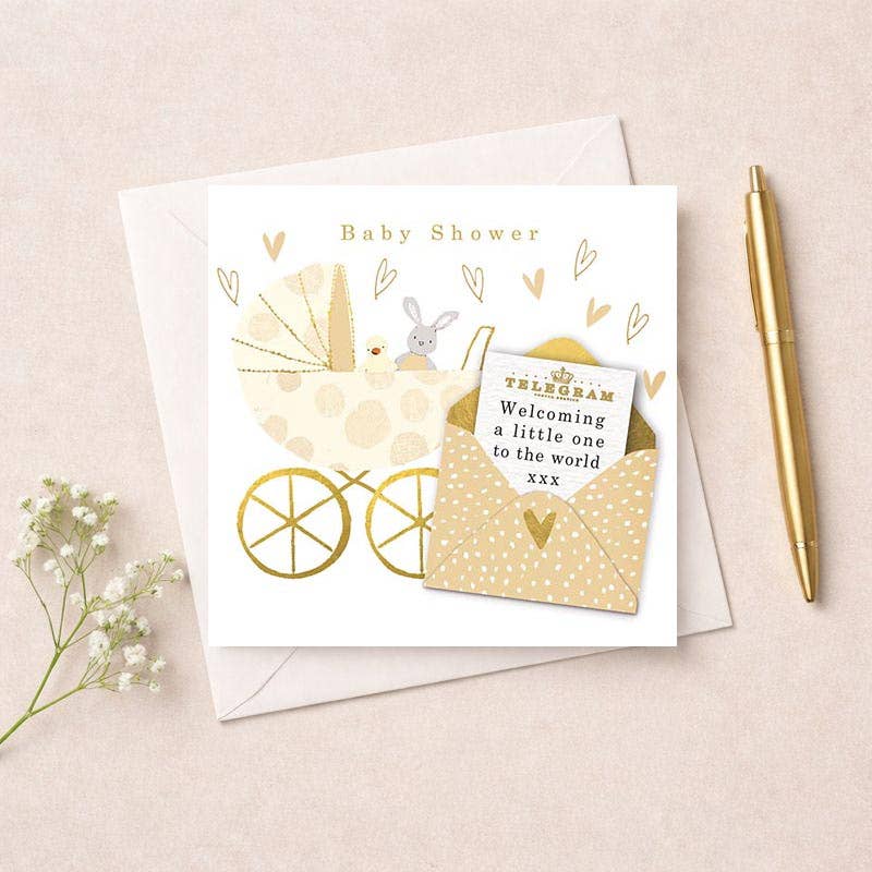 Baby Shower Card - Welcome Little One