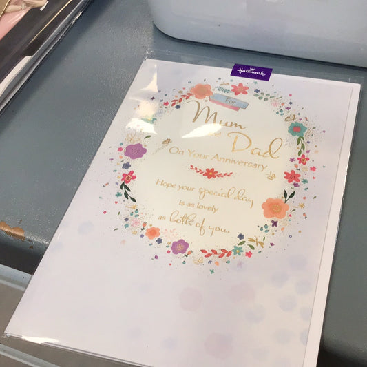 Mum&Dad anniversary hallmark