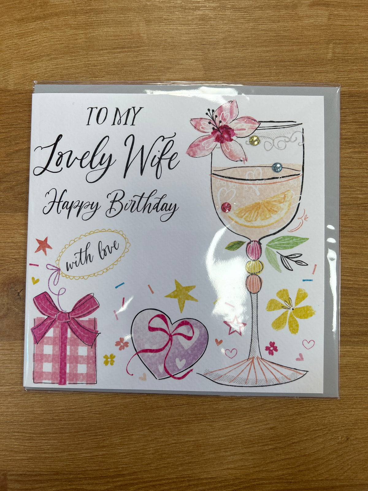 To my lovely Wife Happy birthday with love