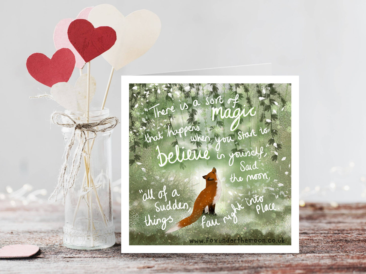 "Believe" Congratulations & Encouragement Card by Fox Under