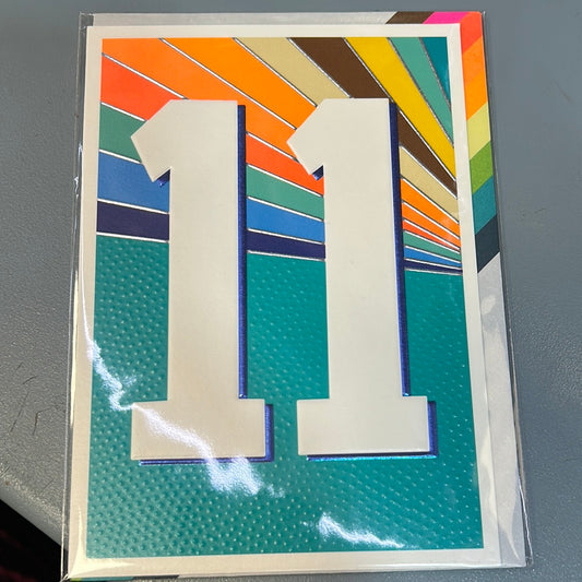11 Birthday Card - Papersalad