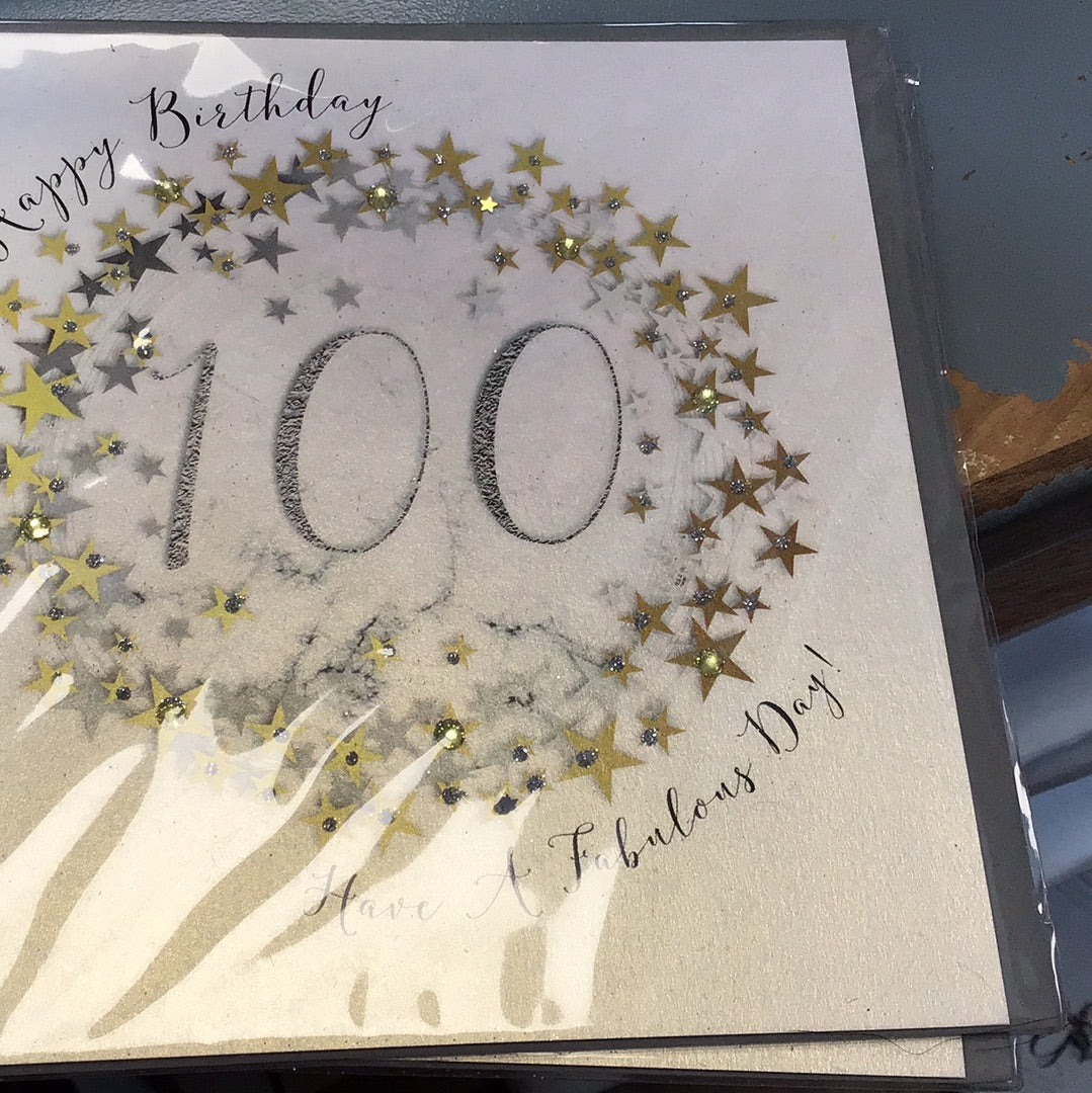 100th Birthday Card - WJB